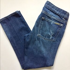 Michael Kors Boyfriend Crop Jeans size 0